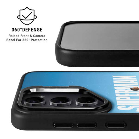 Superman 2025 Fortress of Solitude Classic Rise Galaxy S25 Kickstand Case